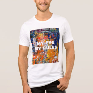 Vivid Abstraction - Öl Paint Chaos am Pa des Künst Tri-Blend Shirt