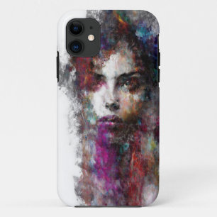 Vivid Abstrakt Portrait iPhone 11 Fall Case-Mate iPhone Hülle