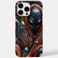 Vivid Alien Encounter Art