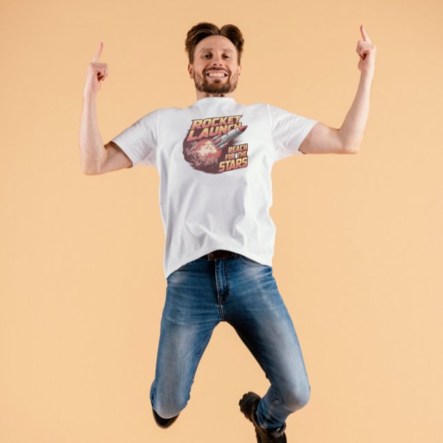 Vivid and Bold Rocket Launch T - Shirt (Von Creator hochgeladen)