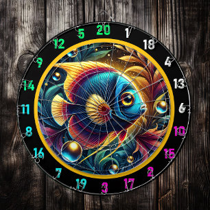Vivid Aquarium Betta Dartboard Dekoration Dartscheibe