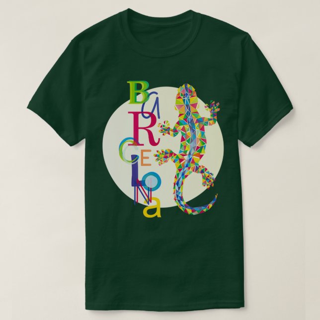Vivid Barcelona City Lizard T-Shirt (Design vorne)