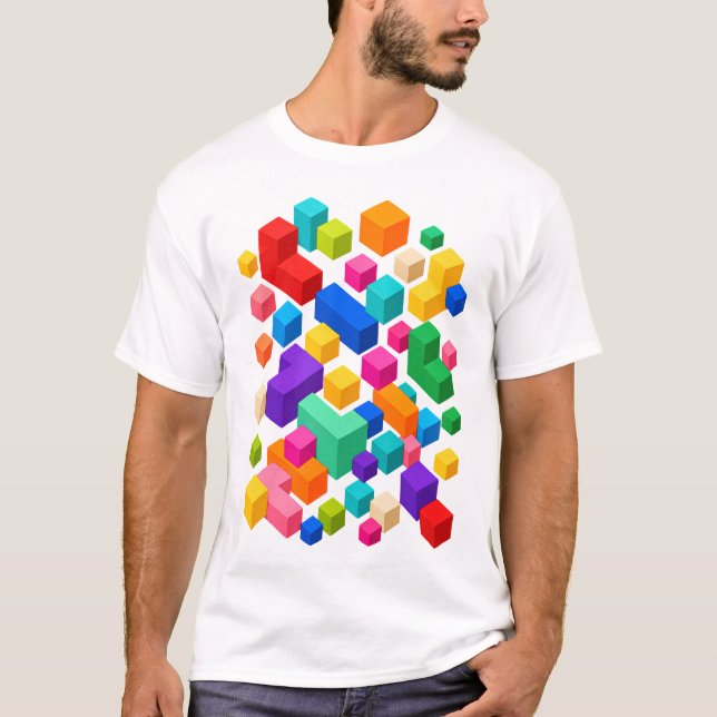 Vivid Blockscape T-Shirt (Vorderseite)
