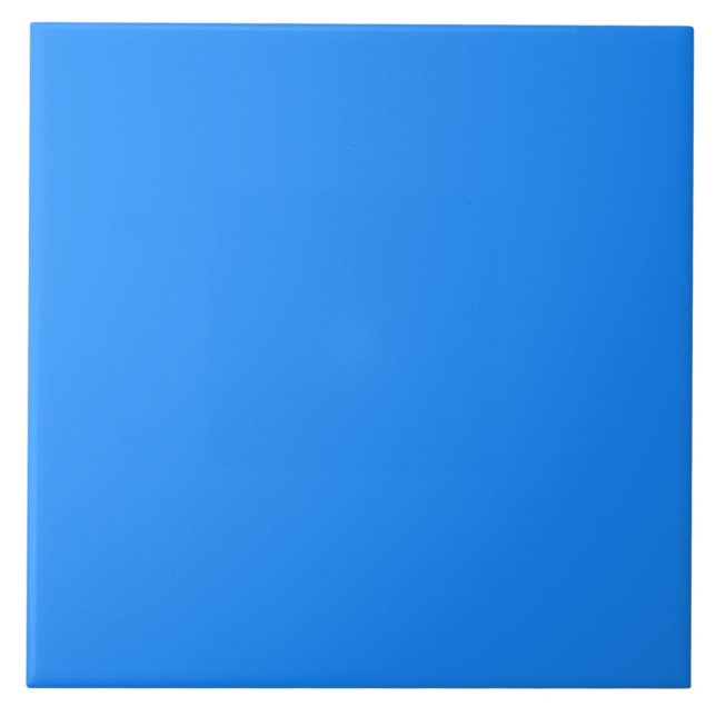 Vivid Blue, Clear Sky | #198CFF Fliese (Vorderseite)