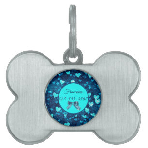 Vivid Blue Hearts Tiermarke