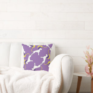 Vivid Boxer Throw Kissen - Blumenmuster
