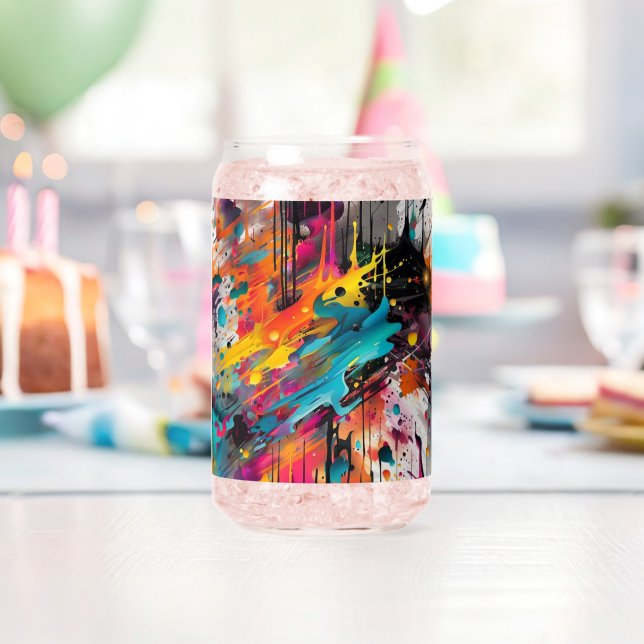 Vivid Chaos Splash Graffiti Dosenglas (Insitu (Geburtstag))