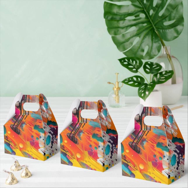 Vivid Chaos Splash Graffiti Geschenkschachtel (Zahlreiche)