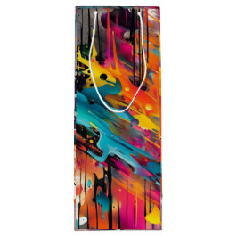 Vivid Chaos Splash Graffiti Geschenktüte Für Weinflaschen