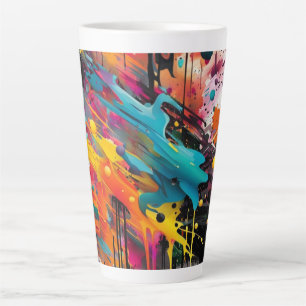 Vivid Chaos Splash Graffiti Milchtasse
