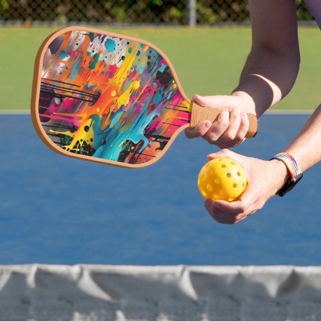 Vivid Chaos Splash Graffiti Pickleball Schläger (InSitu)
