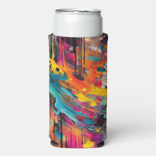 Vivid Chaos Splash Graffiti Selters Dosenkühler