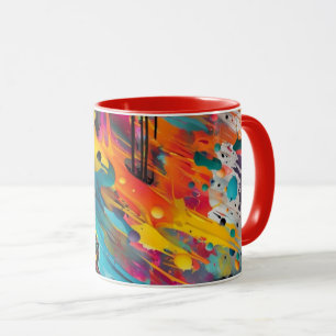 Vivid Chaos Splash Graffiti Tasse