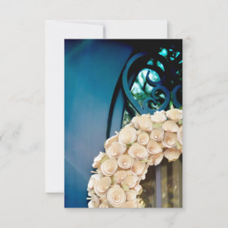 Vivid Church Doors RSVP Card Karte