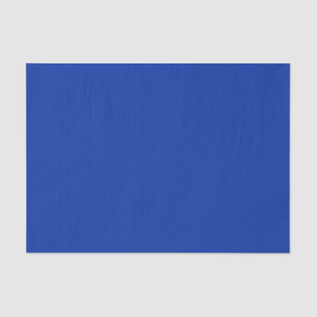 Vivid Cobalt Blue Tissue Paper Seidenpapier (Vorderseite)
