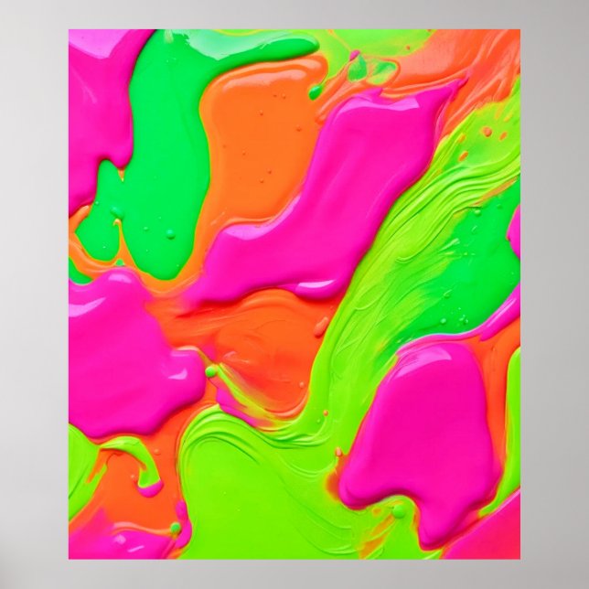 Vivid Color Fusion Poster (Vorne)