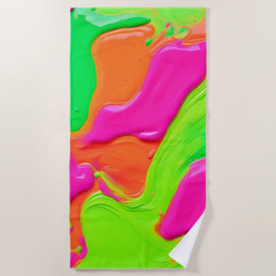 Vivid Color Fusion Strandtuch