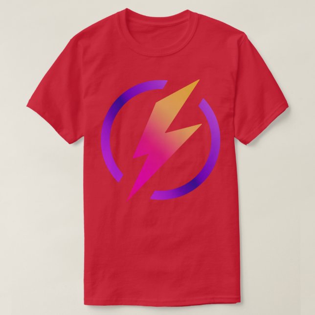 Vivid Colors Lightning T-Shirt (Design vorne)