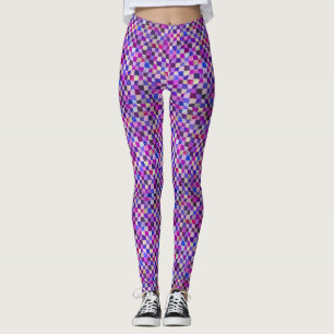 Vivid Colors Patchwork Leggings