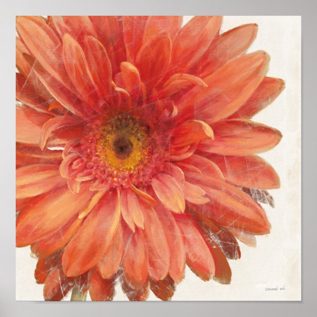 Vivid Daisy Poster (Vorne)