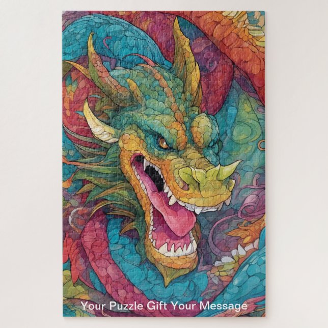 Vivid Dragon Puzzle (Vertikal)