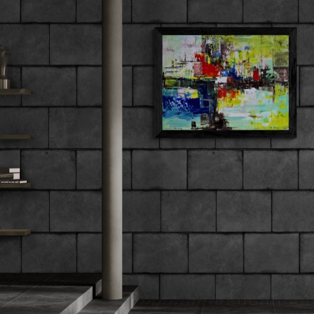 "Vivid Dreams", Abstract Art Leinwanddruck (Von Creator hochgeladen)