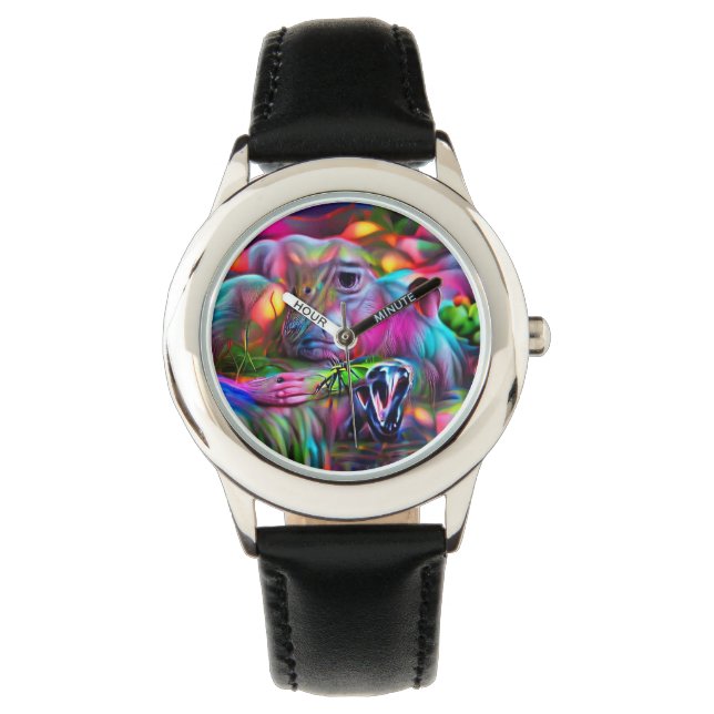 Vivid Dreamscape: Agrizoophobia Armbanduhr (Vorderseite)
