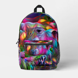 Vivid Dreamscape: Agrizoophobia Bedruckter Rucksack