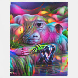 Vivid Dreamscape: Agrizoophobia Fleecedecke