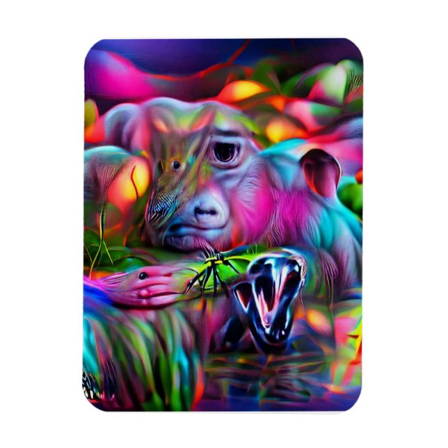 Vivid Dreamscape: Agrizoophobia Magnet (Vertikal)