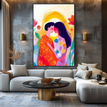 Vivid Fauvist Vision des Kusses