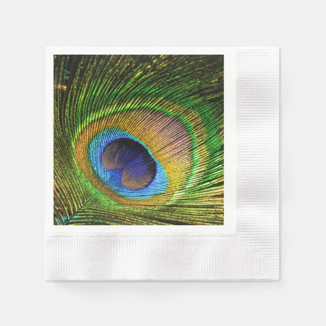 Vivid Feather Serviette (Vorderseite)