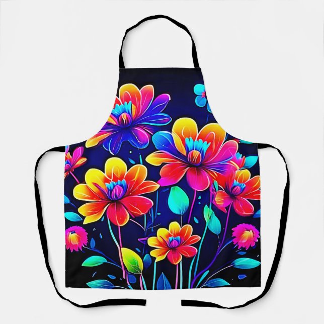 Vivid Floral Bouquet Schürze (Vorderseite)