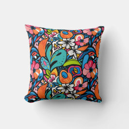 Vivid Floral Garden Bliss Kissen