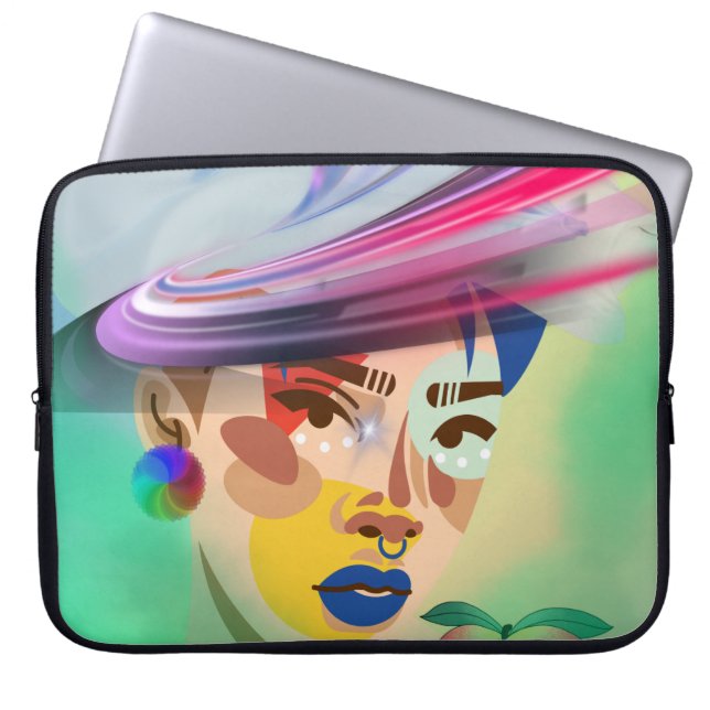 Vivid Fusion Laptopschutzhülle (Vorderseite)