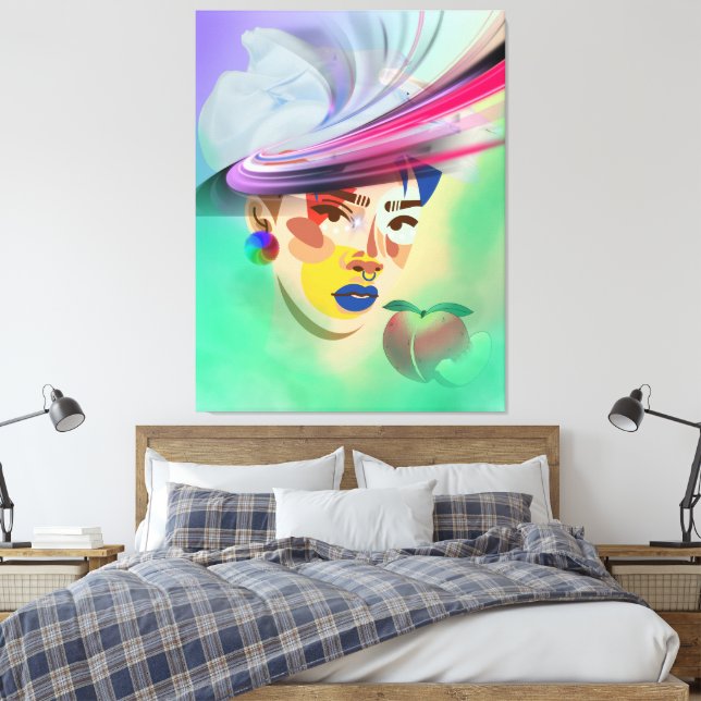 Vivid Fusion Leinwanddruck (Insitu (Schlafzimmer))