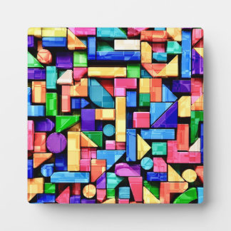 Vivid Geometric Flow Fotoplatte
