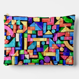 Vivid Geometric Flow Zubehörtasche