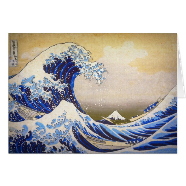 Vivid Great Wave von Hokusai (Vorderseite (Horizontal))