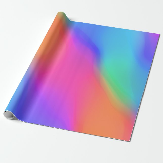 Vivid Holographic Gift Wrap Geschenkpapier (Ungerollt)