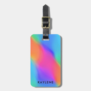 Vivid Holographic Personalisiert Luggage Tag Gepäckanhänger