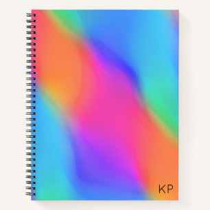 Vivid Holographic Personalisiert Spiral Notebook Notizbuch