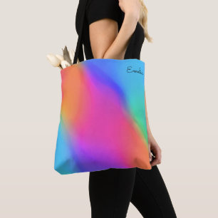Vivid Holographic Personalisiert Tote Bag