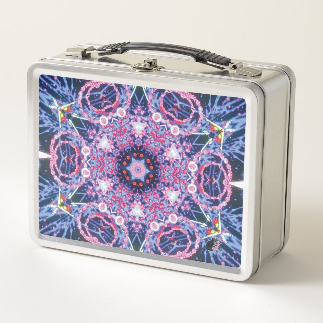 Vivid Kaleidoskop Metal Lunchbox (Vorderseite)