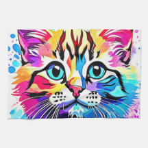 Vivid Kitty Vibes Design