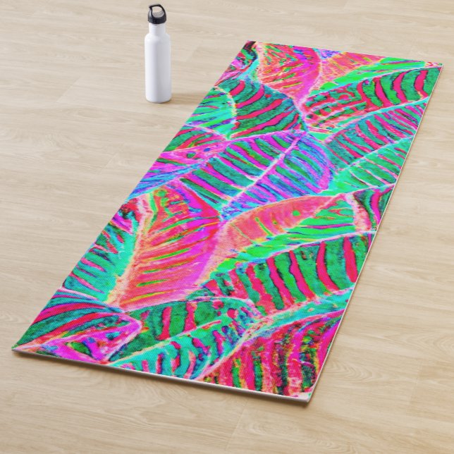 Vivid Leaf Muster Design Yogamatte (Beispiel)