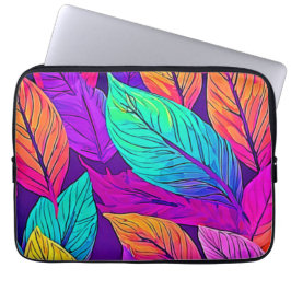 Vivid Leaf Muster Laptopschutzhülle