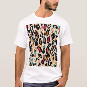 Vivid Leopard Animal Prints T-Shirt