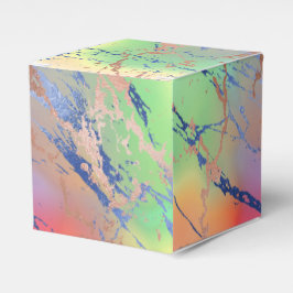 Vivid Marble | Farbige, fette Pastelle Wasserfarbe Geschenkschachtel