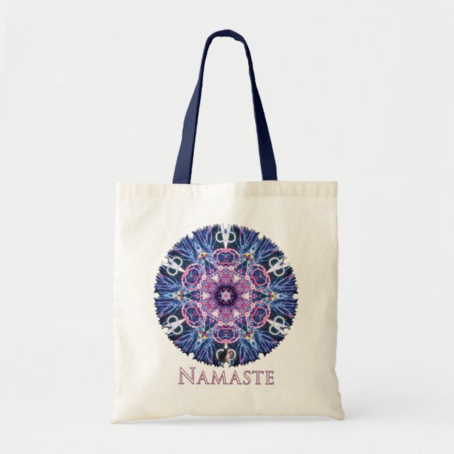 Vivid Namaste Kaleidoskop Tragetasche (Vorne)